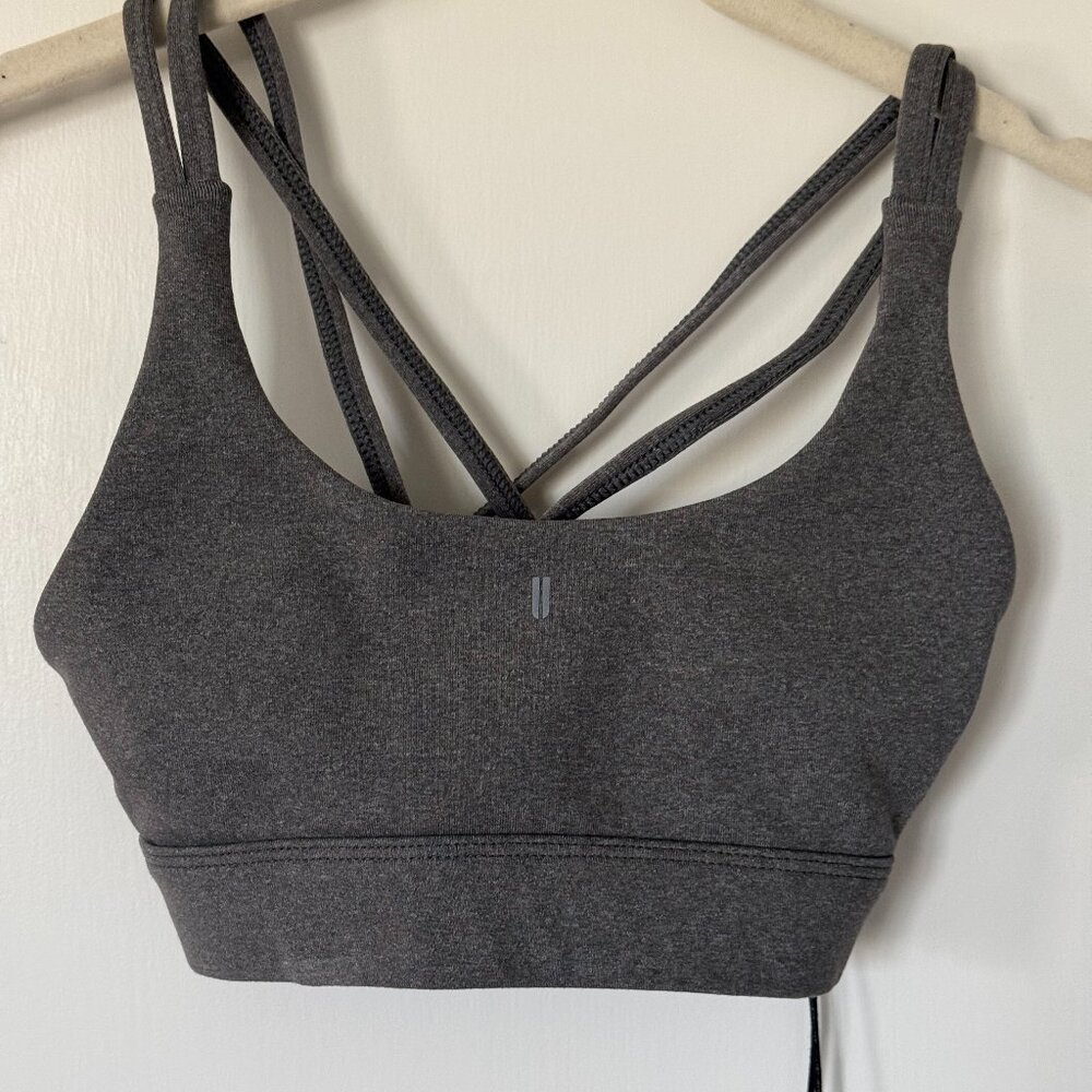 NWT - NOBULL Women's Crop Bra - Heather Grey - XS